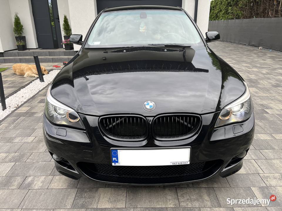 BMW E60 525D Mpakiet Czarna Sedan Manual Toruń