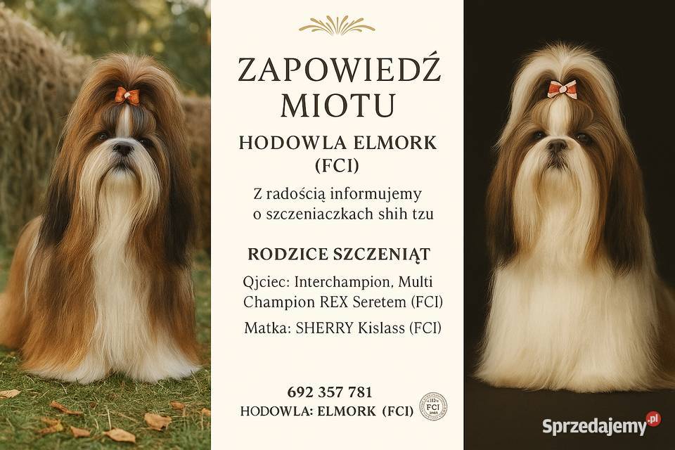 Shih Tzu szczenięta Zielona Góra sprzedam
