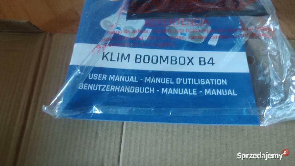 boombox b4 klim czarny radio cd wielkopolskie Książ Wielkopolski sprzedam