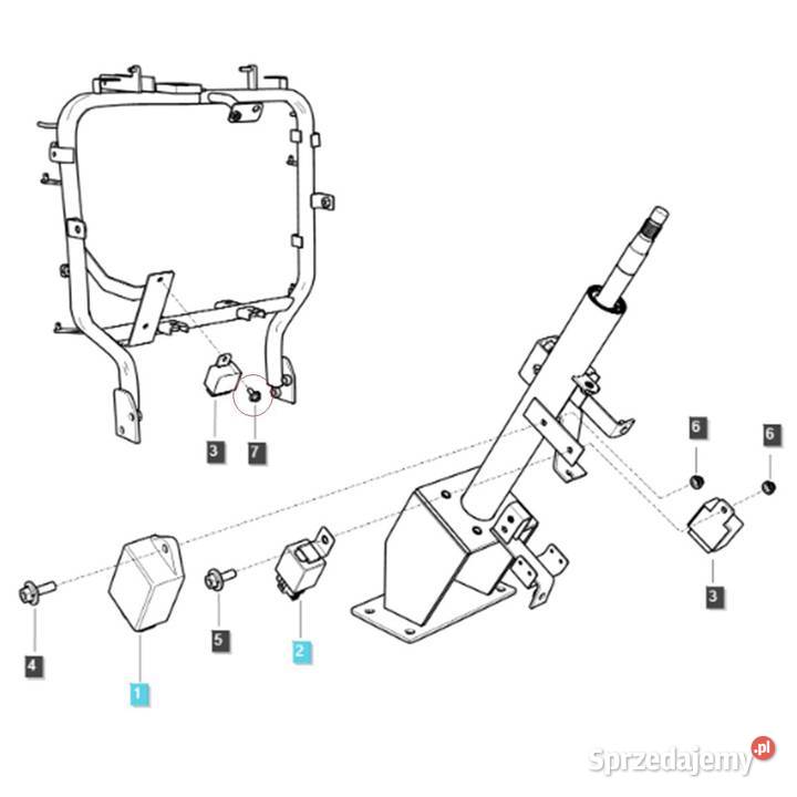 Śruba M6 x 100 x 16 LS XJ25 LS MT125 LS MT335 LS Tajęcina