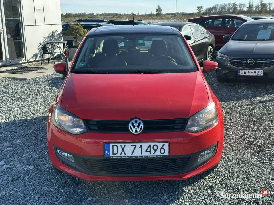 Volkswagen Polo 12 TDI 75 2014r szyberdach V czerwony Motoryzacja Wojkowice