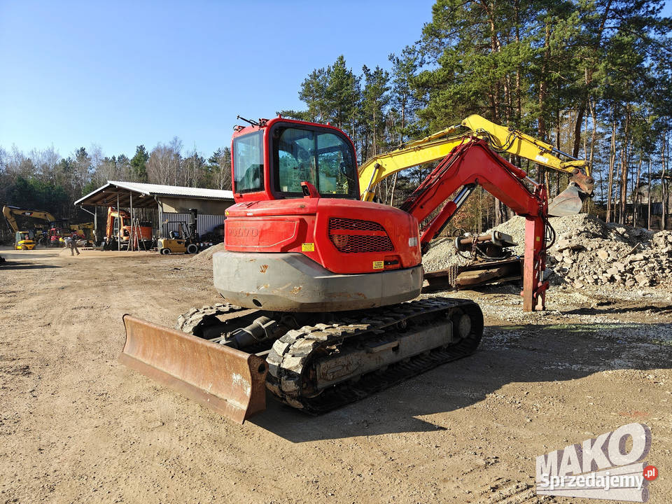 Volvo ECR88D Obrót w obrysie Ramię offset Ostrowiec Świętokrzyski