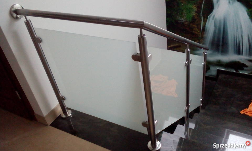 barierki balustrady nierdzewne z szybą Dom i Ogród Kęty