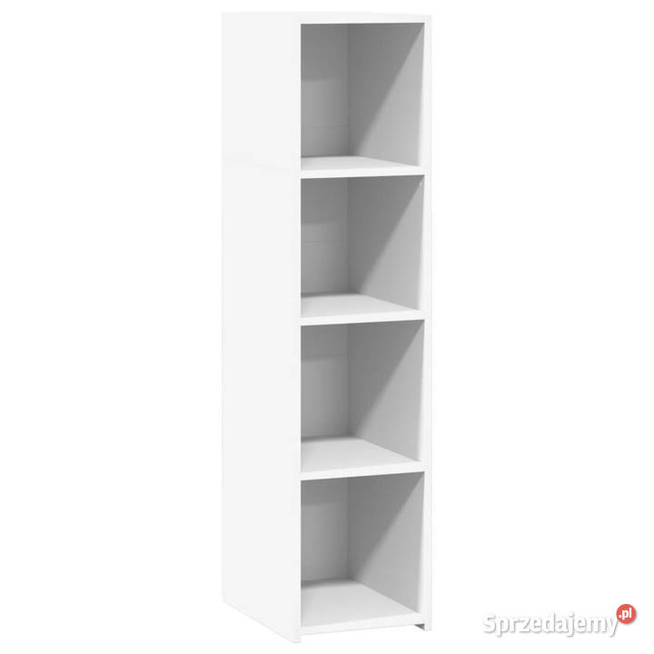 Wysoka szafka biała 30x41x124 materiał Warszawa