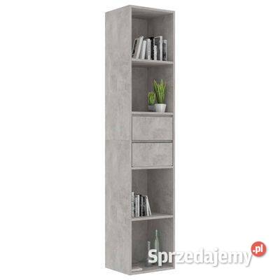 vidaXL Regał na książki betonowy szary 36x30x171 mazowieckie Warszawa