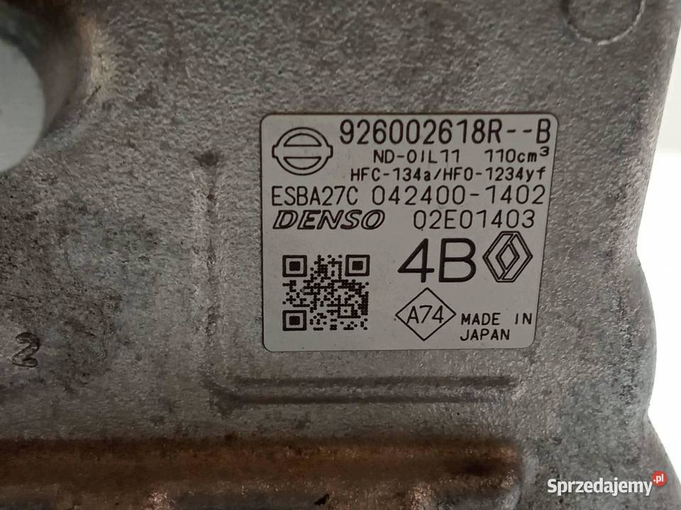SPRĘŻARKA KLIMATYZACJI 926002618R 16 ETECH sprzedam
