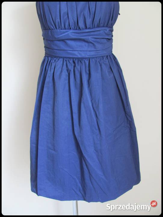 Sukienka gorsetowa SALSA bez ramiączek granatowa