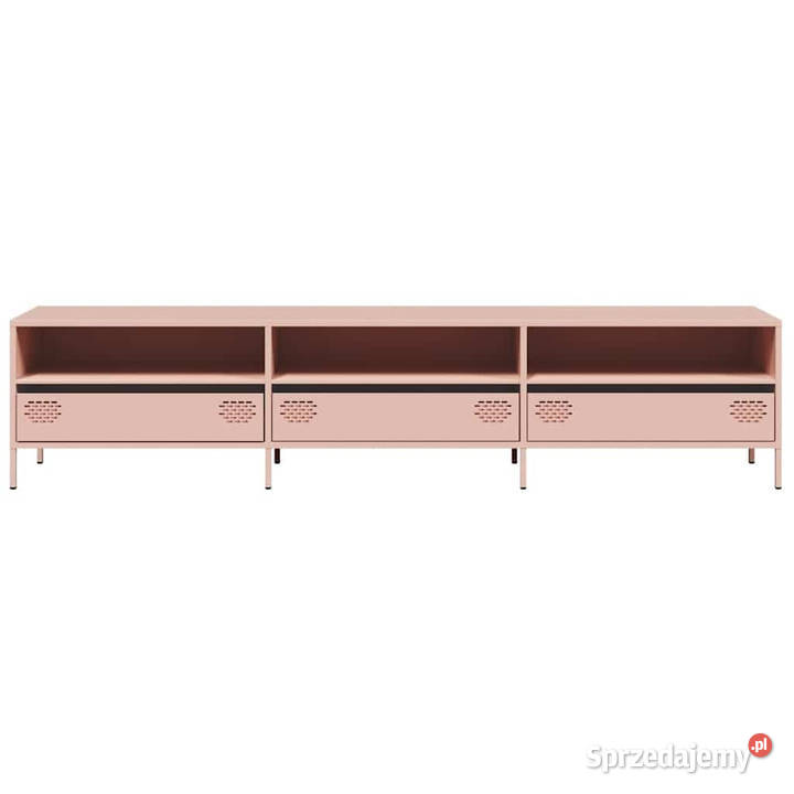 Szafka RTV różowa 202x39x435 stal walcowana na RTV Warszawa