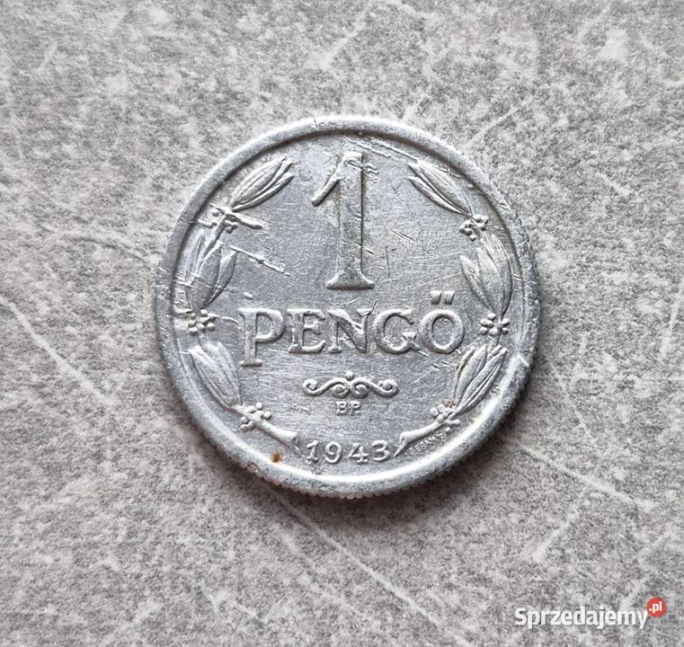 16 WĘGRY 1 Pengo 1943 r Numizmatyka Wola Kruszyńska