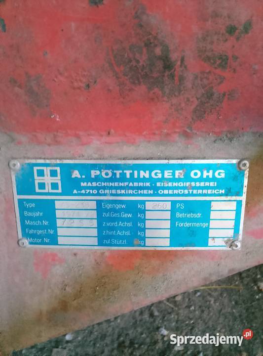 Zgrabiarka karuzelowa Pottinger 3M Maszyny rolnicze podlaskie Korycin