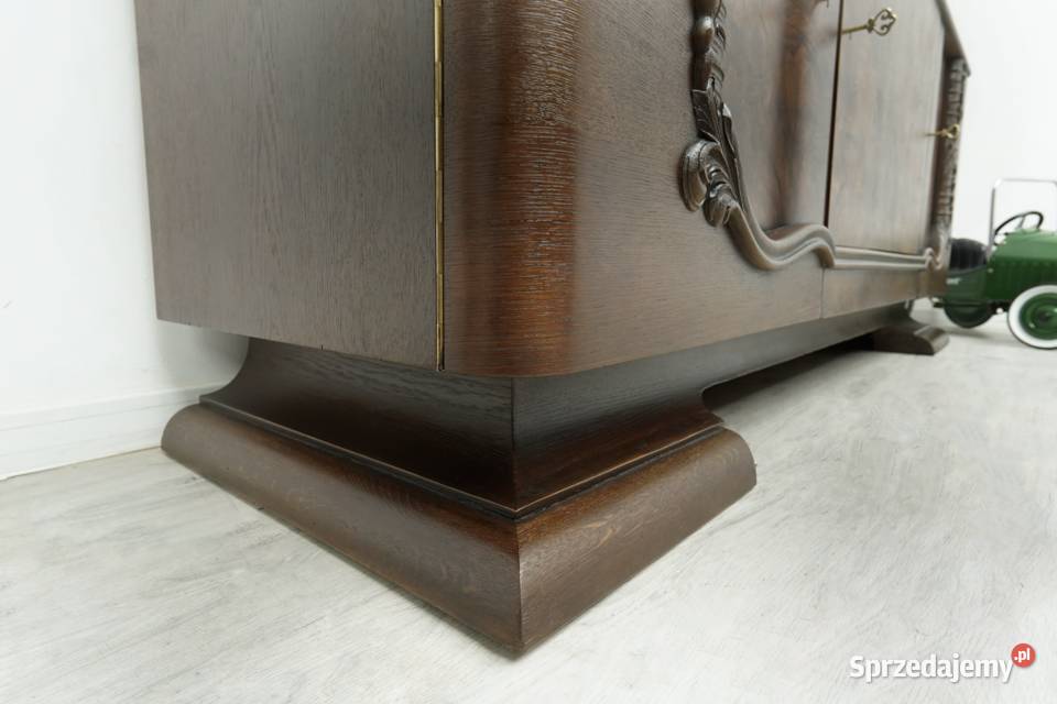 Antyczna komoda art deco lata 30te renowacji Jerka