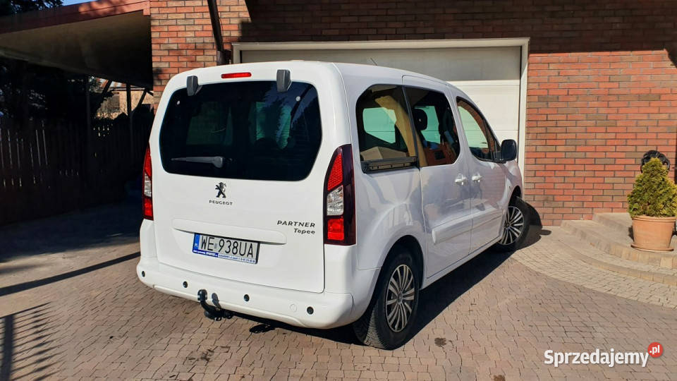 Peugeot Partner 16 BHDI 100 SALON I WŁTempomat światła do jazdy dziennej łódzkie Aleksandrów Łódzki