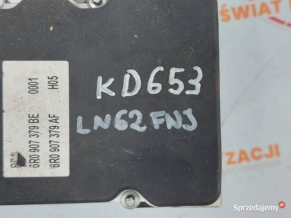 VW POLO V 6R pompa ABS 6R0907379BE 6R0614517BA Kielce