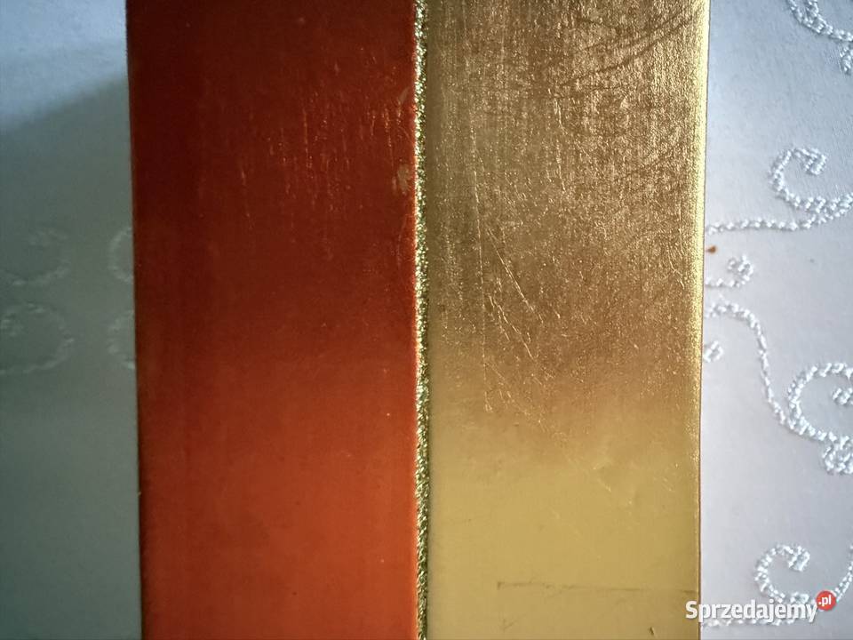 Wazon ceramiczny Rojek Decor złoto pomarańczowy