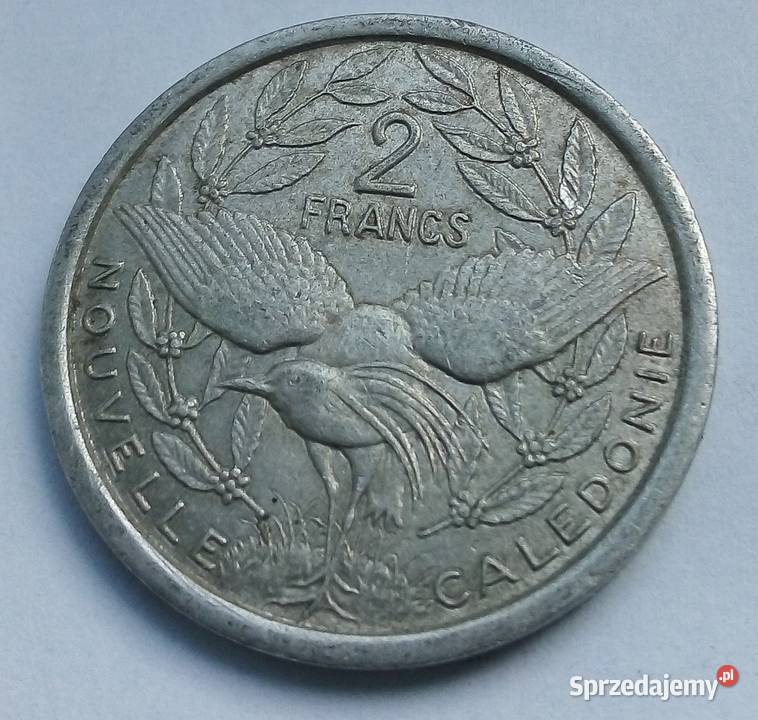 NOWA KALEDONIA2 FRANCS1971 r Legionowo