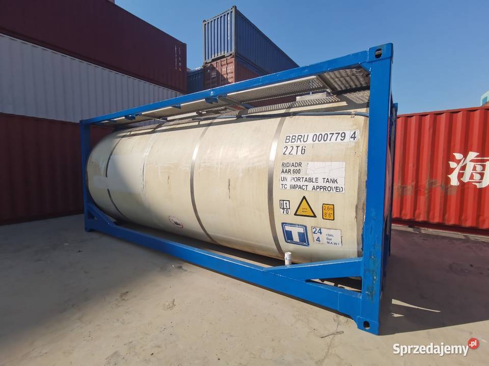 Kontener zbiornikowy 20ft CIMC poj 24 000 litrów Cysterny Warszawa