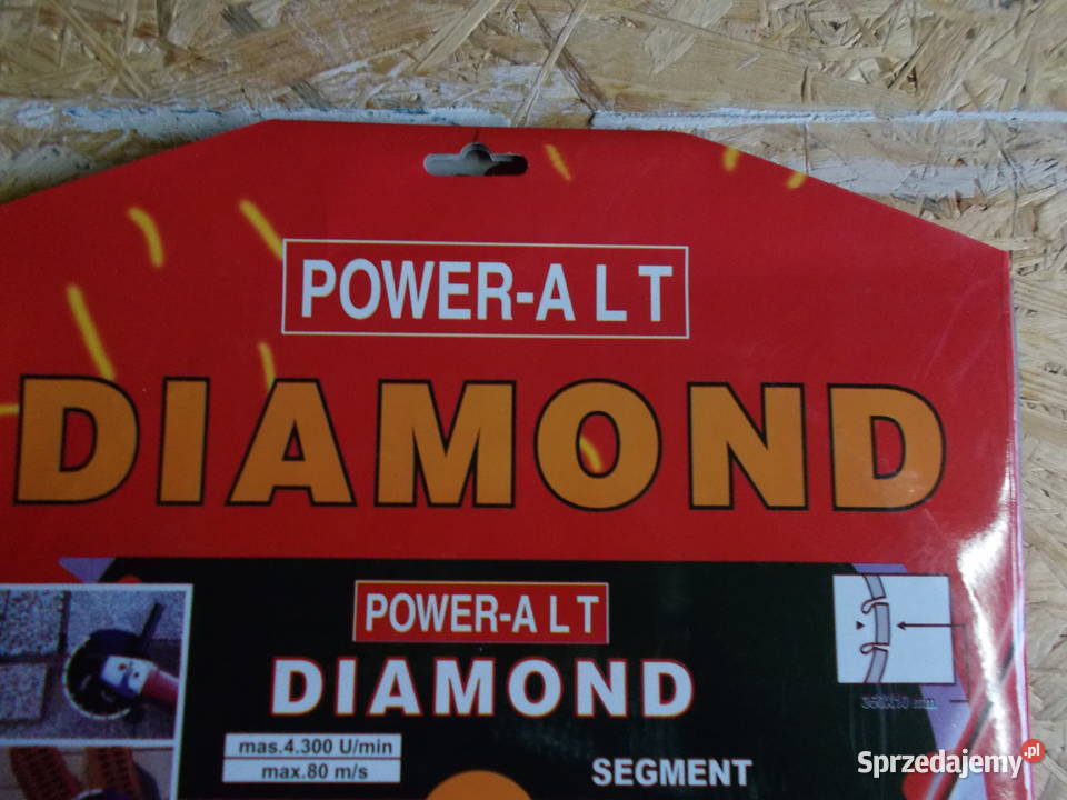 Tarcza diamentowa do cięcia betonu kostki 350 mm Głogowa