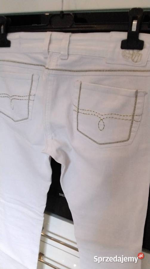 Spodnie Białe Jeans Damskie Cath One SM Rurki Rozmiar 36(S) Nowa Sól sprzedam