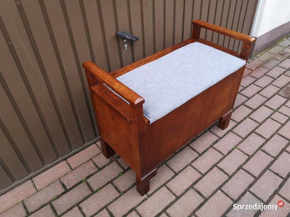 Ławka Siedzisko Art Deco Unikat Stare Antyk
