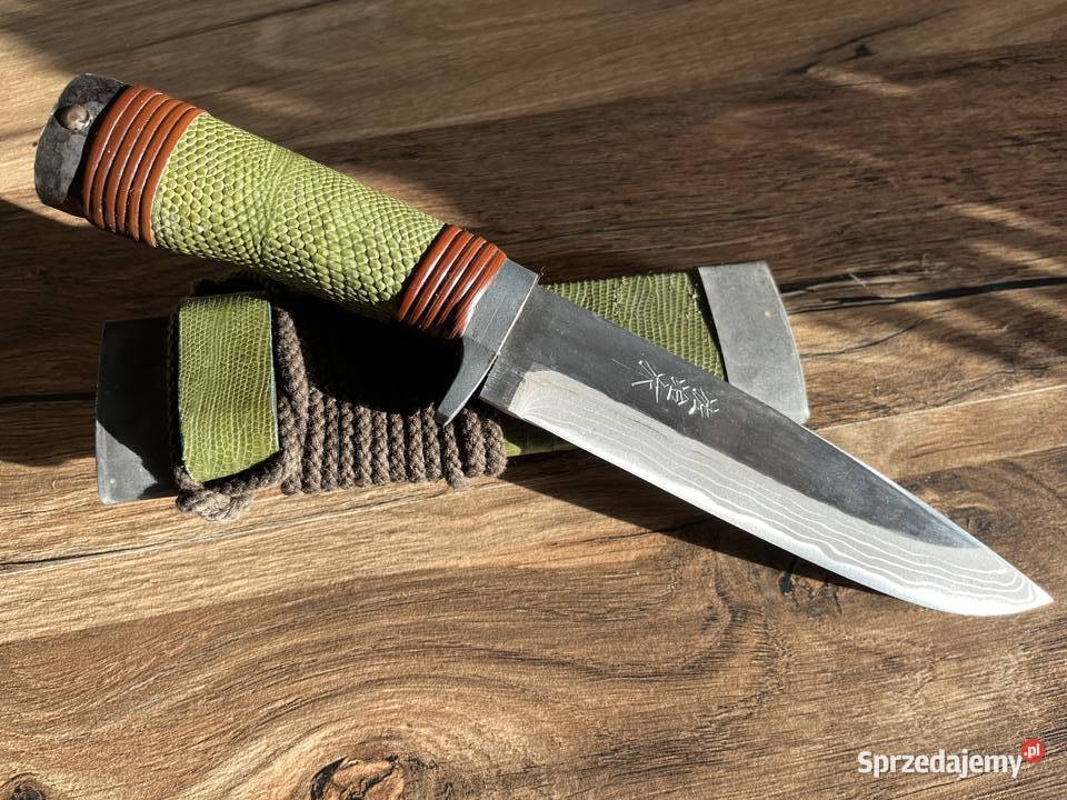 Wyjątkowy japoński nóż Drop Point Hunter NOWY warmińsko-mazurskie