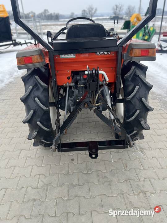 Mini Traktorek KUBOTA GL23 z TURem i łyżką pług Trojanów