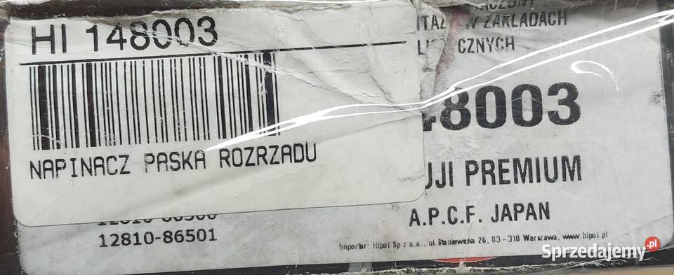 ROLKA NAPINACZA PASKA ROZRZĄDU SUZUKI SWIFT II Mielęcin
