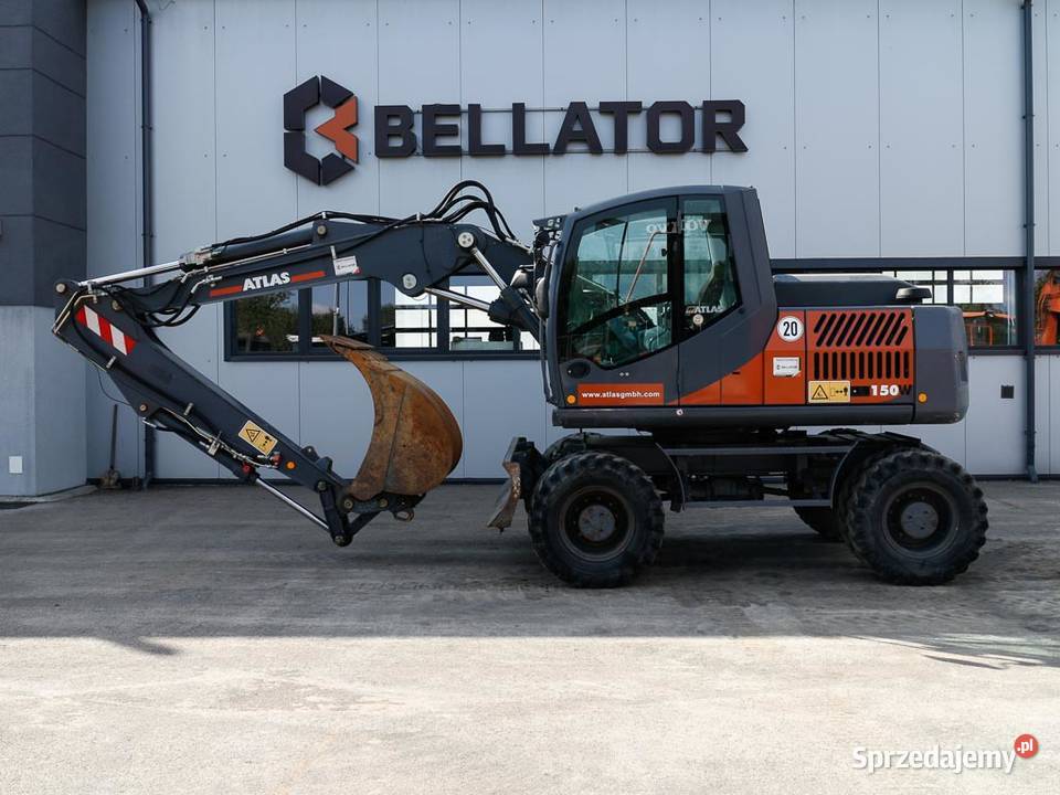 ATLAS 150W koparka kołowa klima kamera 18 ton Koparki Ruda Śląska