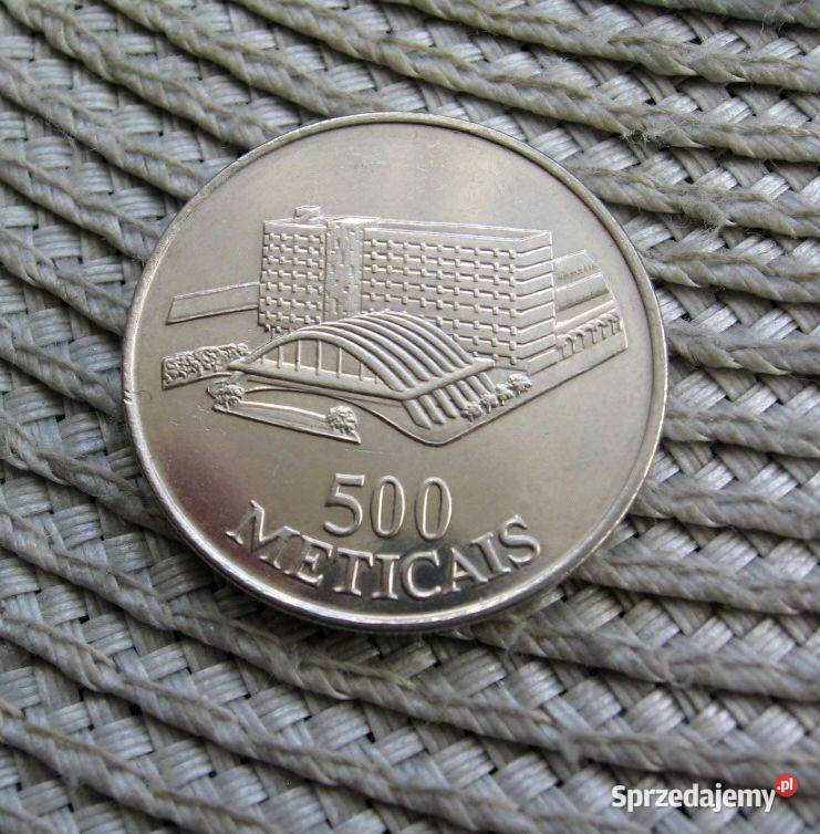 Mozambik 500 Mticais 1994r Ładna