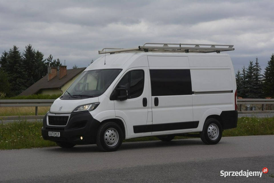 Peugeot Boxer 22 BlueHDI L2H2 doinwestowany hak wielofunkcyjna kierownica Sędziszów Małopolski