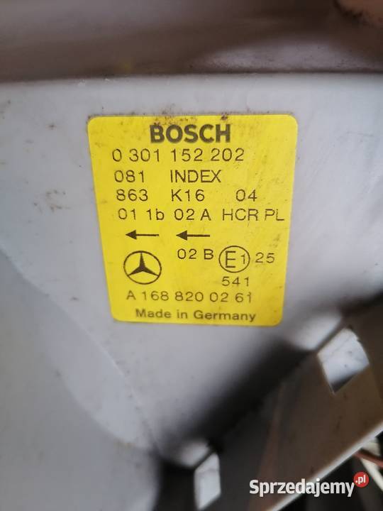 Mercedes w 168 lampa przednia lewa Opole sprzedam