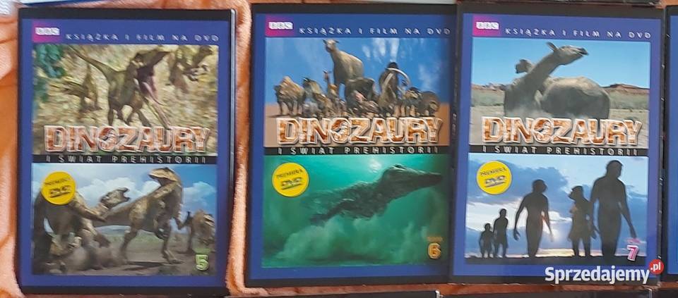 14 filmów DVD kolekcji Dinozaury i świat Chorzów