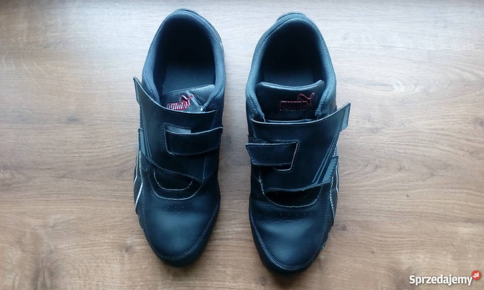Puma czarne 42 na rzepy