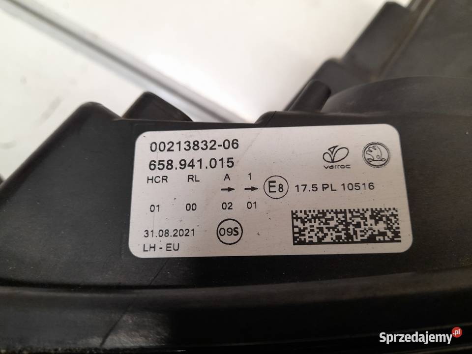 SKODA KAMIQ LAMPA LEWA PRZÓD FULL LED 658941015 sprzedam