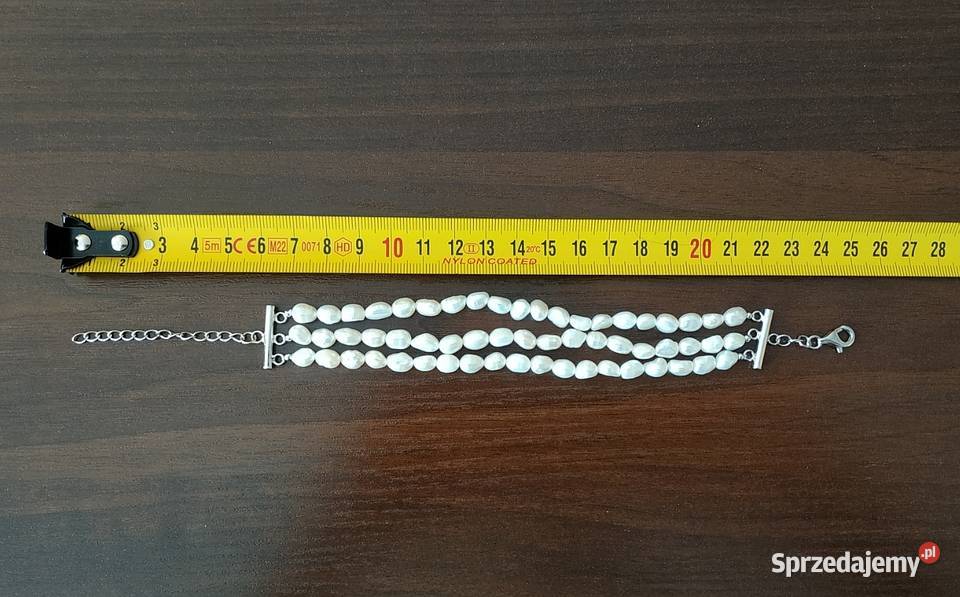 Komplet biżuterii ze srebra z naturalnymi srebrne Gostynin