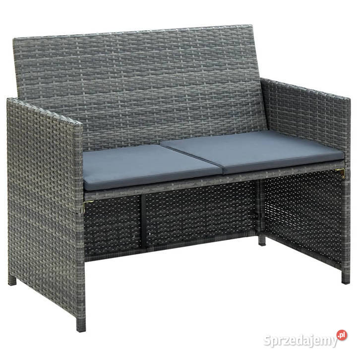 2osobowa sofa ogrodowa z poduszkami polirattan sprzedam