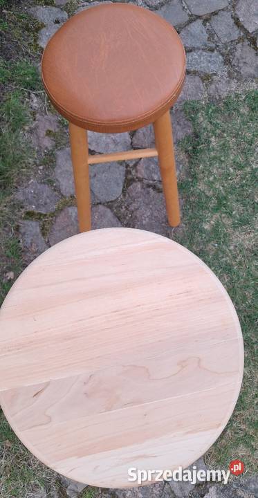Taboret wysoki hoker drewno olcha 65 65cm Ełk