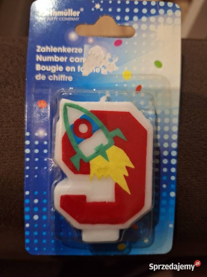 Świeczki urodzinowe cyferki Konin sprzedam