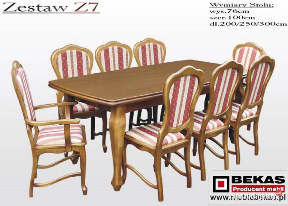 Stół S204 Diament 2x3m Duży Bekas Dąb Orzech Buk Lemierzyce sprzedam