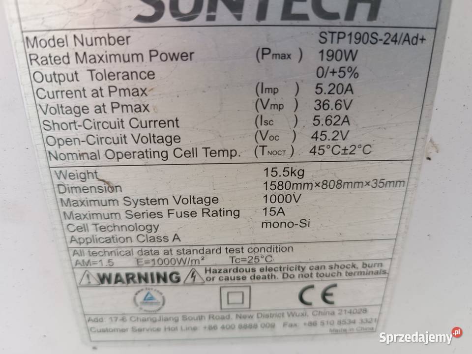 Elektrownia solarna380 Watt 24 Volt