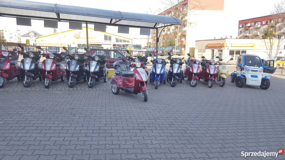 Skuter trójkołowy elektryczny ZT15 B wózek 2018 kufry Rzeszów