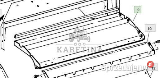 John Deere 9780CTS 9780HM 9780 CTS Tylna Osłona Jastrzębniki sprzedam