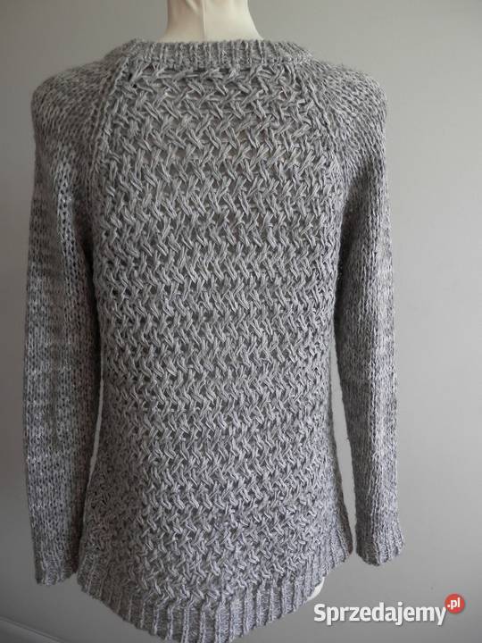 Sweter Massimo Dutti Ażurowy Bawełna Moher Wełna Swetry i golfy Łomża sprzedam