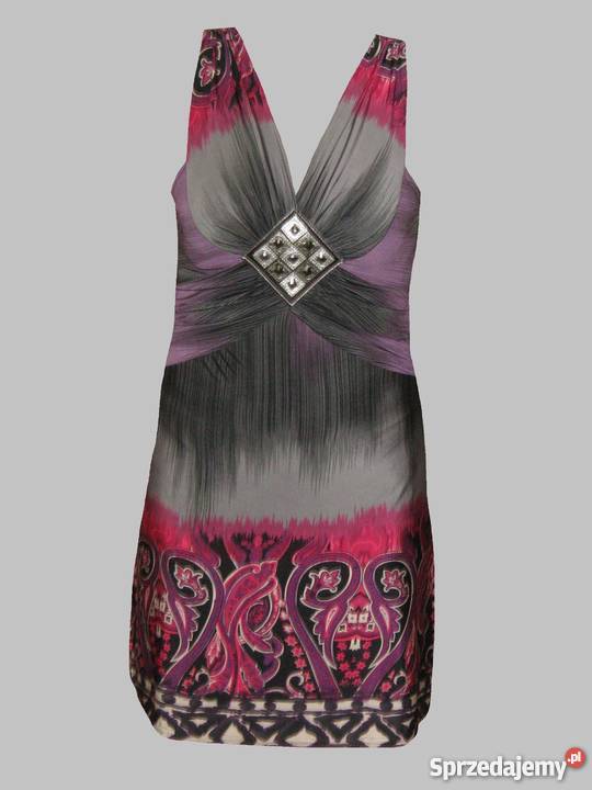Zwiewna sukienka wzory uniwersalny Słupca