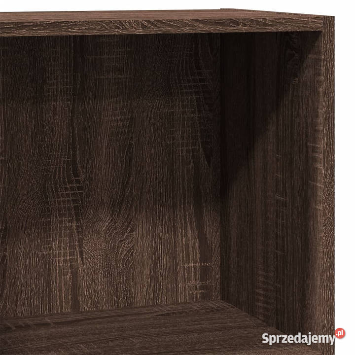 Regał brązowy dąb 40x24x76 materiał