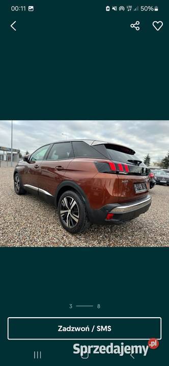 Peugeot 3008 1.6 automat 2018r Bezwypadkowy!! Salon Polska,masaże, navi