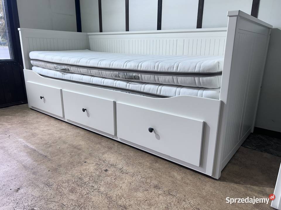 IKEA HEMNES Łóżko Leżanka z 3 szufladami 2 śląskie