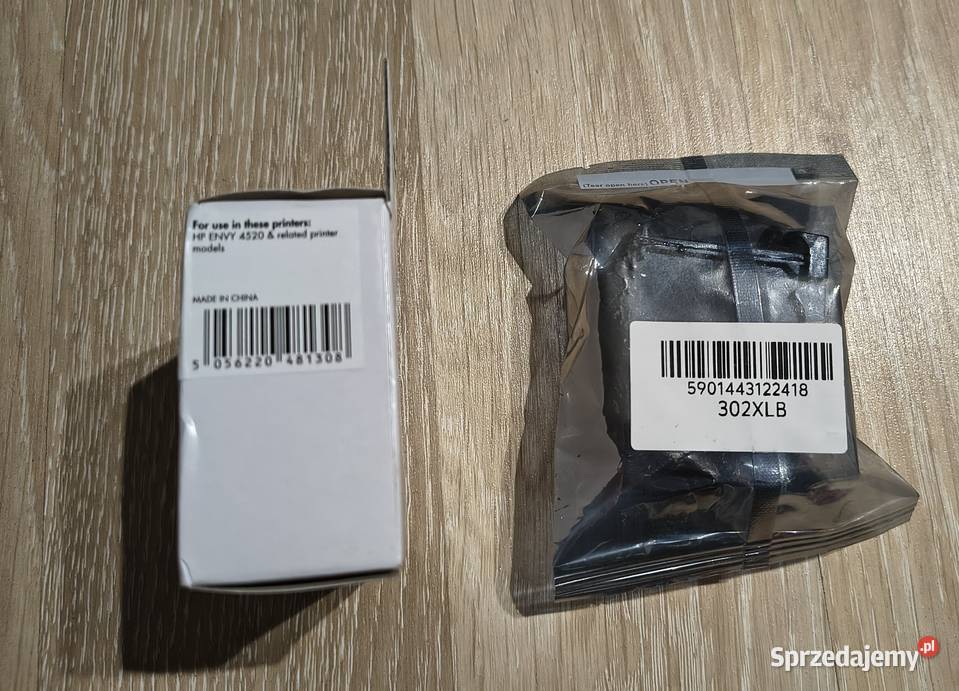 Tusze do drukarki HP 302XL 20g zestaw czarny i Łódź