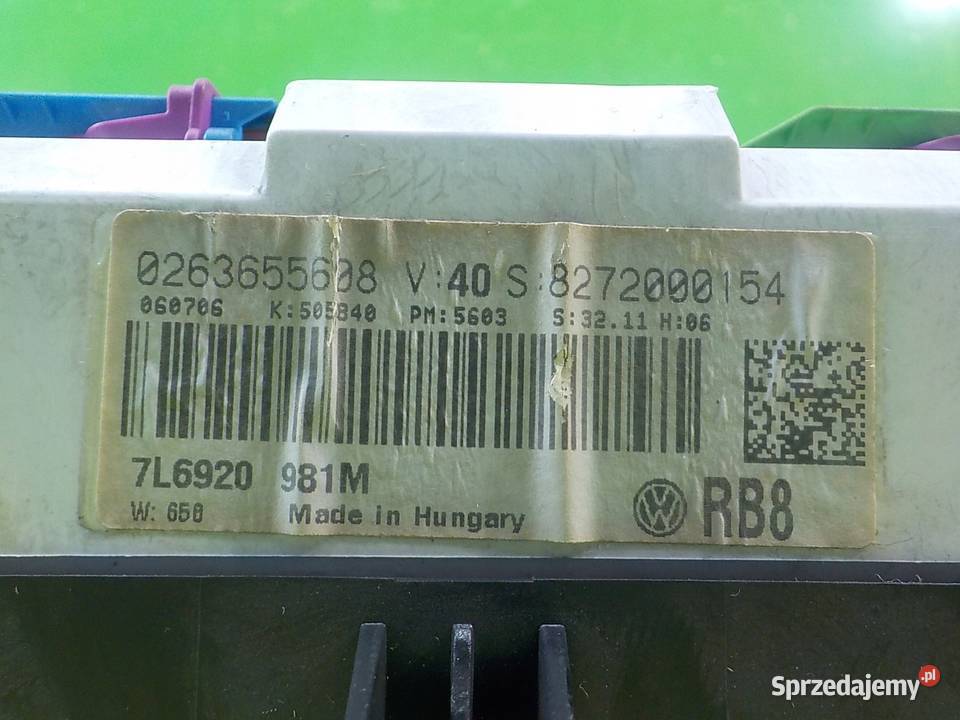 VW TOUAREG I 7L 25 TDI AUT 06r 5D licznik Suków sprzedam