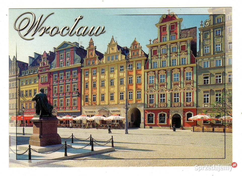 WROCŁAW RYNEK KAMIENICZKI Pocztówki i karty telefoniczne Krynki