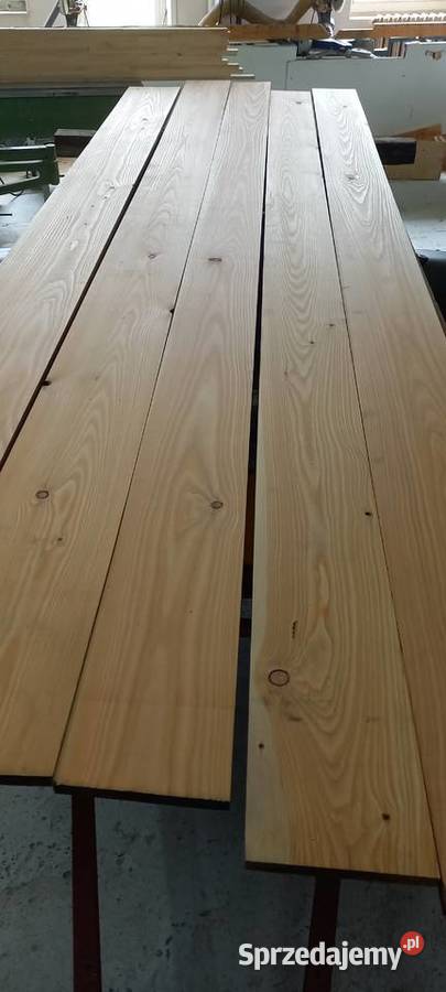 deski modrzewiowe klejone 200x60x2 opolskie Błotnica Strzelecka